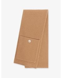 Sandro - Ribbed Wool And Cashmere Scarf - Lyst