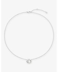Monica Vinader - Aria 18Ct Vermeil Necklace - Lyst