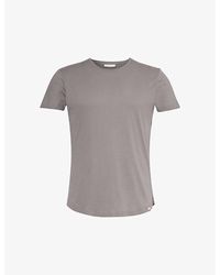 Orlebar Brown - Brand-tab Round-neck Cotton T-shirt - Lyst