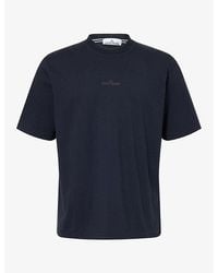 Stone Island - Camo Compass-Logo Cotton-Jersey T-Shirt - Lyst