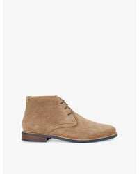 Dune - Millers Lace-Up Suede Boots - Lyst