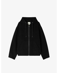 Sandro - Hooded Zip-Up Wool-Blend Jacket - Lyst