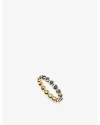 Missoma - Tennis 18Ct Vermeil And Nano Crystal Eternity Stacking Ring - Lyst