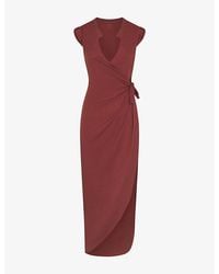 Skims - Cover-Ups Cotton-Jersey Tie Dress - Lyst