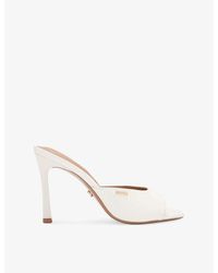 Carvela Kurt Geiger - Isabella Heeled Faux-Leather Mules - Lyst