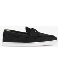 Christian Louboutin - Chambeliboat Leather Low-top Boat Shoes - Lyst