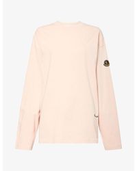 Moncler - Icons Brand-Print Cotton T-Shirt - Lyst