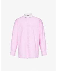 Polo Ralph Lauren - Oxford Contrast-trim Custom-fit Cotton Shirt - Lyst
