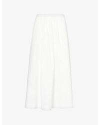 Faithfull The Brand - Scanno Slip-pocket Organic-cotton Midi Skirt - Lyst