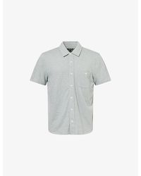PAIGE - Carillo Short-Sleeve Cotton Shirt - Lyst