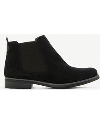 dune prompted suede chelsea boots