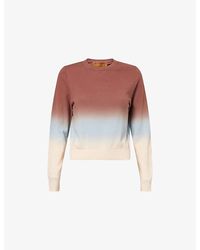 Mother - The Crew-Neck Knitted Cotton Jumper - Lyst