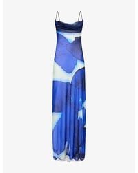 Rat & Boa - Aralia Printed Tulle Maxi Dress - Lyst