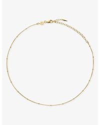 Missoma - Bobble 18Ct Vermeil Chain Choker - Lyst