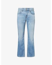 7 For All Mankind - Austyn Straight-Leg Denim Jeans - Lyst