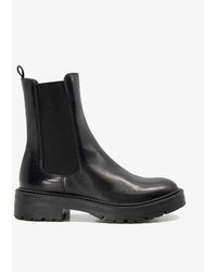 Dune - Picture Chunky-soled Leather Chelsea Boots - Lyst