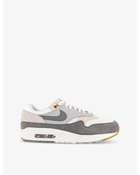 Nike - Air Max 1 Suede&Nbsp;And Mesh Low-Top Trainers - Lyst