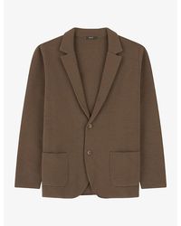 BOGGI - Notch-Lapel Single-Breasted Merino Wool Jacket - Lyst