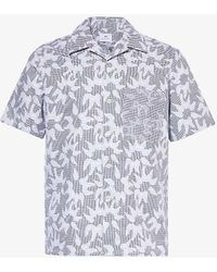 PS by Paul Smith - Abstract-print Relaxed-fit Cotton-poplin Shirt - Lyst