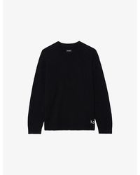 Zadig & Voltaire - Swyna Merino-Wool And Cashmere Jumper - Lyst