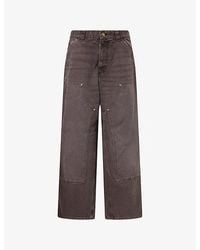 Carhartt - Og Double Knee Denim Trousers - Lyst