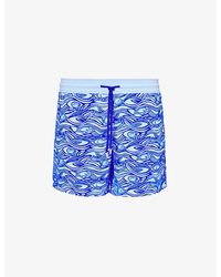 Vilebrequin - Moorea Turtle-print Recycled-polyamide Swim Shorts - Lyst