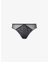 Aubade - Nudessence Mid-rise Stretch-woven Brief - Lyst
