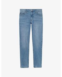 Reiss - Picton Slim-Fit Tapered-Leg Stretch-Denim Jeans - Lyst