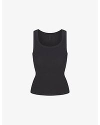 Skims - Scoop-Neck Ribbed Stretch-Cotton Tank Top - Lyst