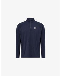 Manors - Quarter-Zip Mid-Layer Stretch-Woven Top - Lyst