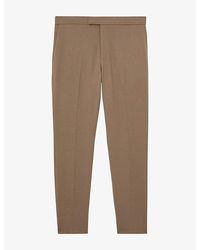 Reiss - Found Slim-Fit Drawstring Stretch-Woven Trousers - Lyst