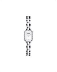 Chanel - H2132 Première Ceramic Steel, Lacquer And 0.26ct Diamond Quartz Watch - Lyst