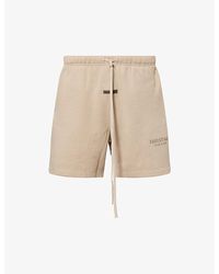 Fear Of God - Soccer Fleece Logo-Embellished Cotton-Blend Track Shorts - Lyst