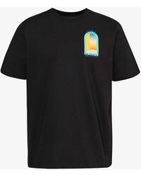 Casablancabrand - Brand-print Organic Cotton-jersey T-shirt X - Lyst