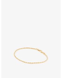 Miansai - Rope Chain Sterling Silver 14ct Gold-plated Bracelet - Lyst