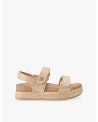 KG by Kurt Geiger - Raymond Woven Flat Sandals - Lyst