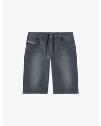 DIESEL - 2030 D-Krooley Joog-Jeans Regular-Fit Stretch-Denim Shorts - Lyst