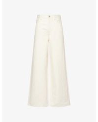 Theory - Hw Wide-Leg Denim-Blend Jeans - Lyst