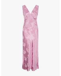 OMNES - Iris Floral Jacquard Woven Maxi Dress - Lyst
