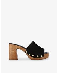 Carvela Kurt Geiger - Novella Suede Heeled Mules - Lyst