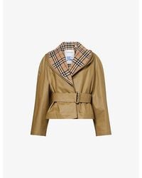 Burberry - Carlton Shawl-Lapel Cotton Jacket - Lyst
