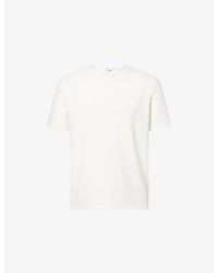 Arne - Pleated Crew-Neck Woven T-Shirt - Lyst