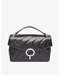Sandro - Yza Quilted Leather Shoulder Bag - Lyst