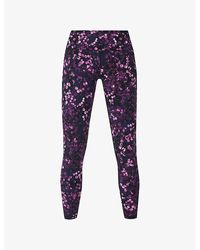 Sweaty Betty - Power Workout Abstract-Pattern Stretch-Jersey Leggings - Lyst