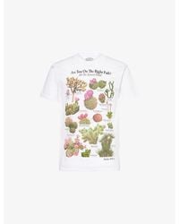 Market - X London Flower Botanical Graphic-Print Short-Sleeve Cotton-Jersey T-Shirt - Lyst
