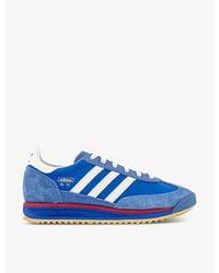 adidas - Sl 72 Suede And Mesh Low-top Trainers - Lyst