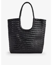 Dragon Diffusion - Triple Jump Woven-leather Top-handle Tote Bag - Lyst