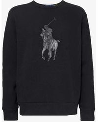 Polo Ralph Lauren - Logo Patch-embroidered Cotton-blend Sweatshirt Xx - Lyst