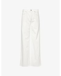 Citizens of Humanity - Annina 33' Straight-Leg Stretch-Denim Jeans - Lyst