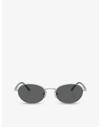 Persol - Po1018s Ida Round-frame Metal Sunglasses - Lyst